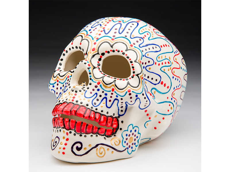 skull art auction