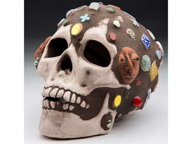 skull art auction